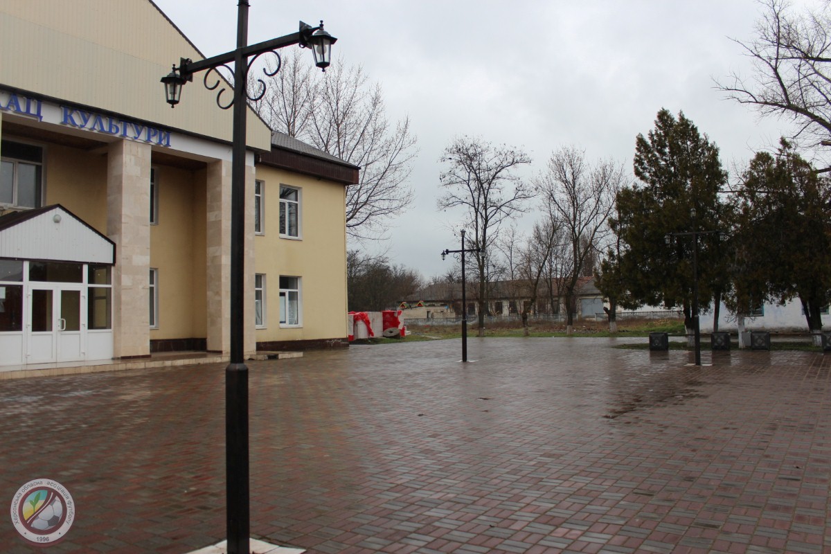 Будинок культури у селі Архангельське Херсонської області. Фото: Херсонська обласна асоціація футболу