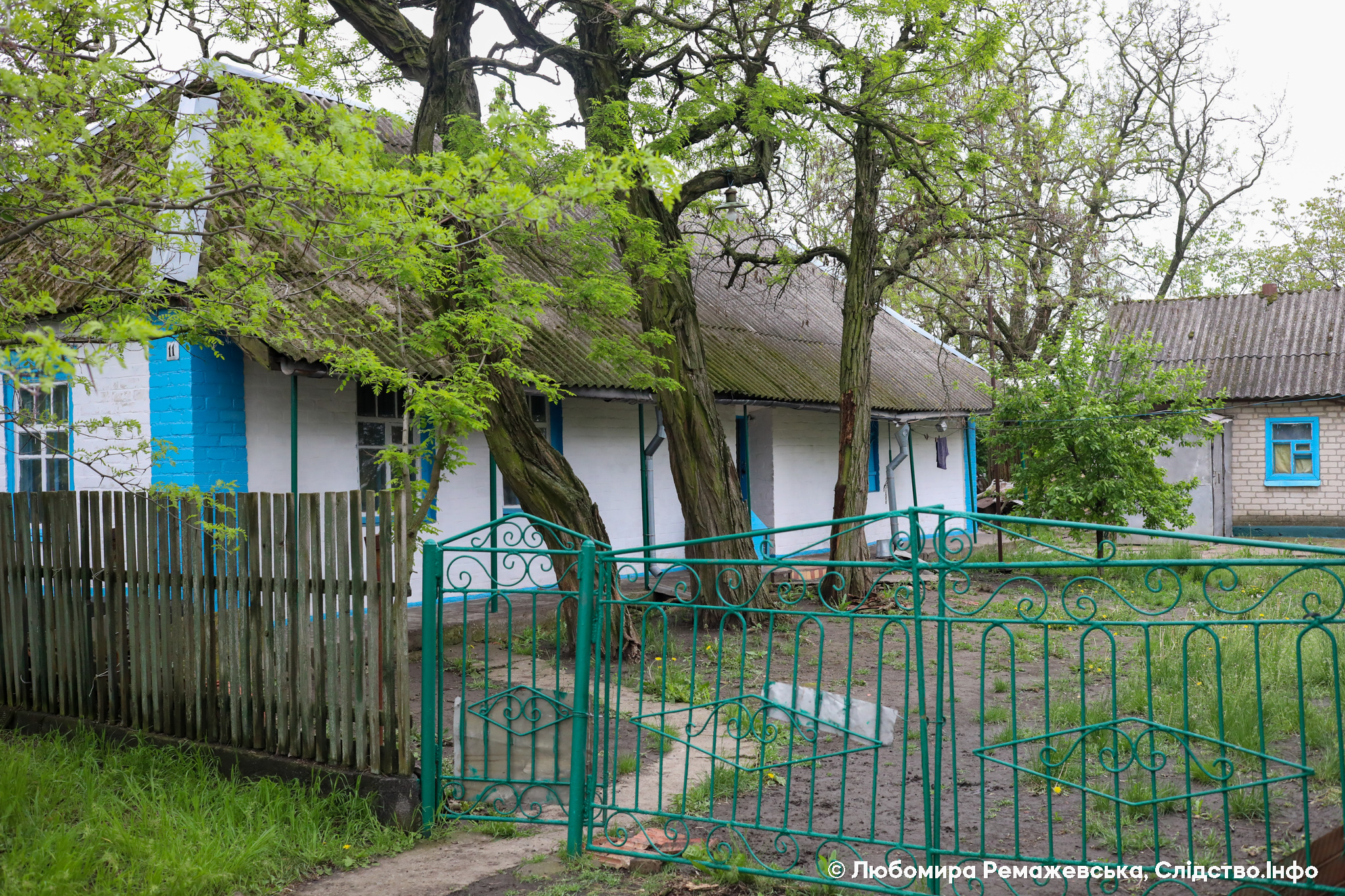 Будинок, в якому селяни поселили переселенку з Херсонської області