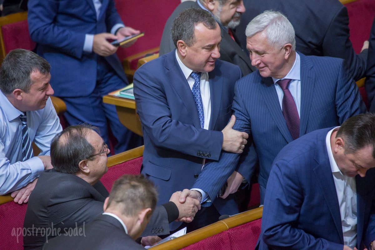 Олександр Домбровський та Анатолій Матвієнко у ВР