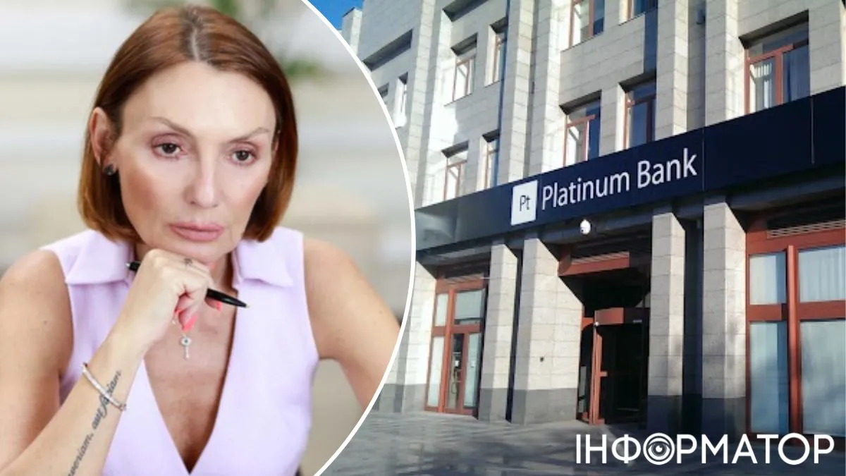 Катерина Рожкова, Платинум банк, банкрутство