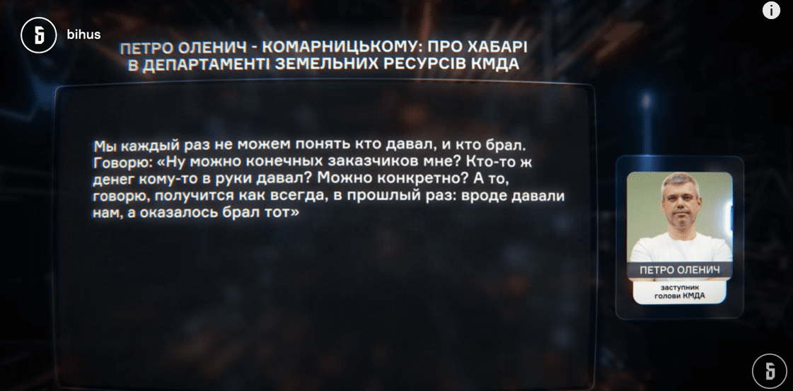 Бігус.Інфо, Петро Оленич, Денис Комарницький