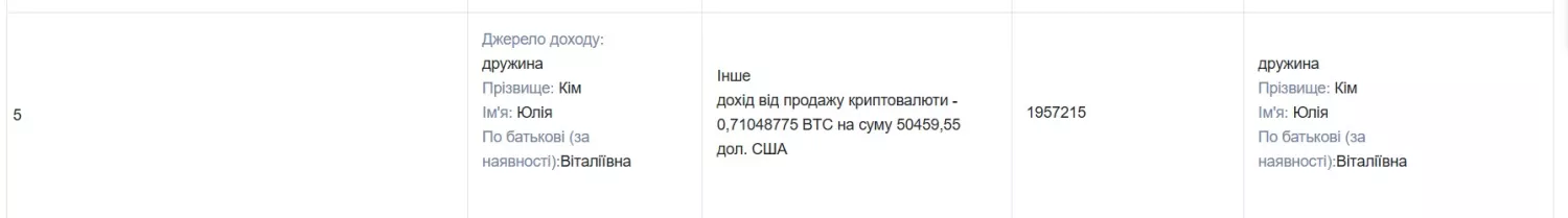 Віталій Кім, декларація, 2024