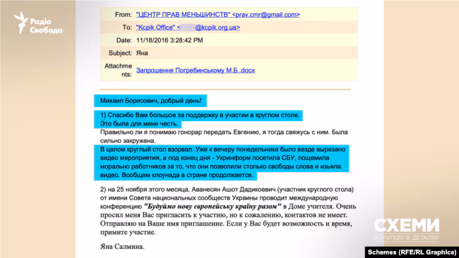 Укрінформ, Яна Салміна