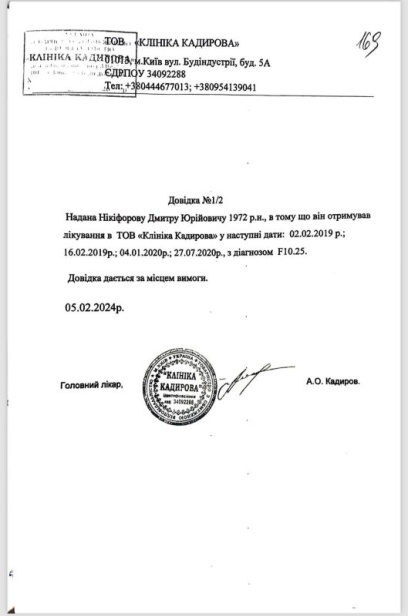 Дмитро Никифоров, довідка