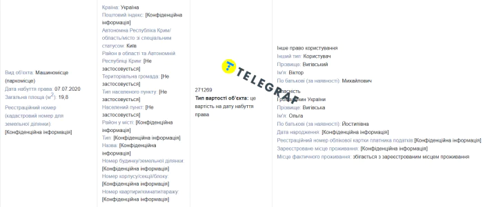 декларація бабусі Віктора Виговського