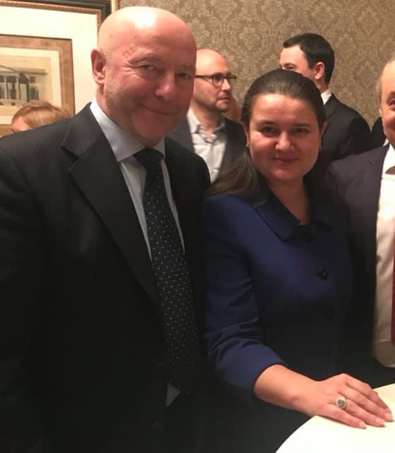 Данило Волинець та Оксана Маркарова