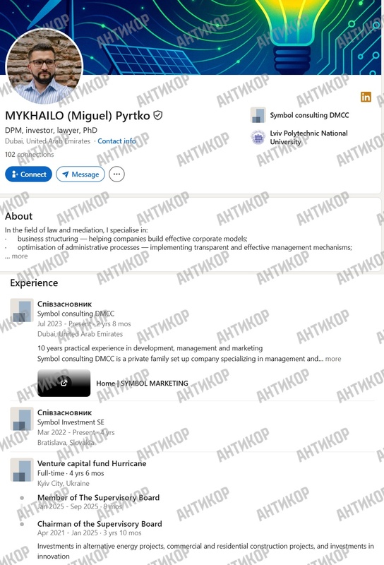 Symbol consulting, Михайло Пиртко