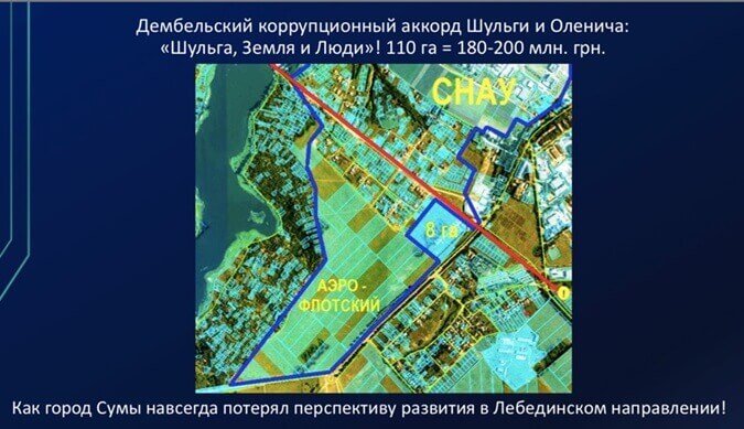 схеми Шульги та Веревського у Сумах
