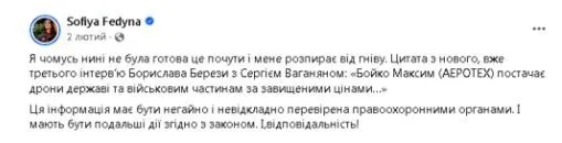 нардеп, Софія Федіни