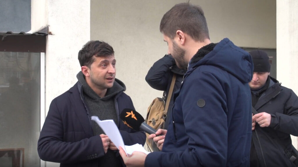 Володимир Зеленський у січні 2019 року. Скриншот із відео проєкту «Схеми»