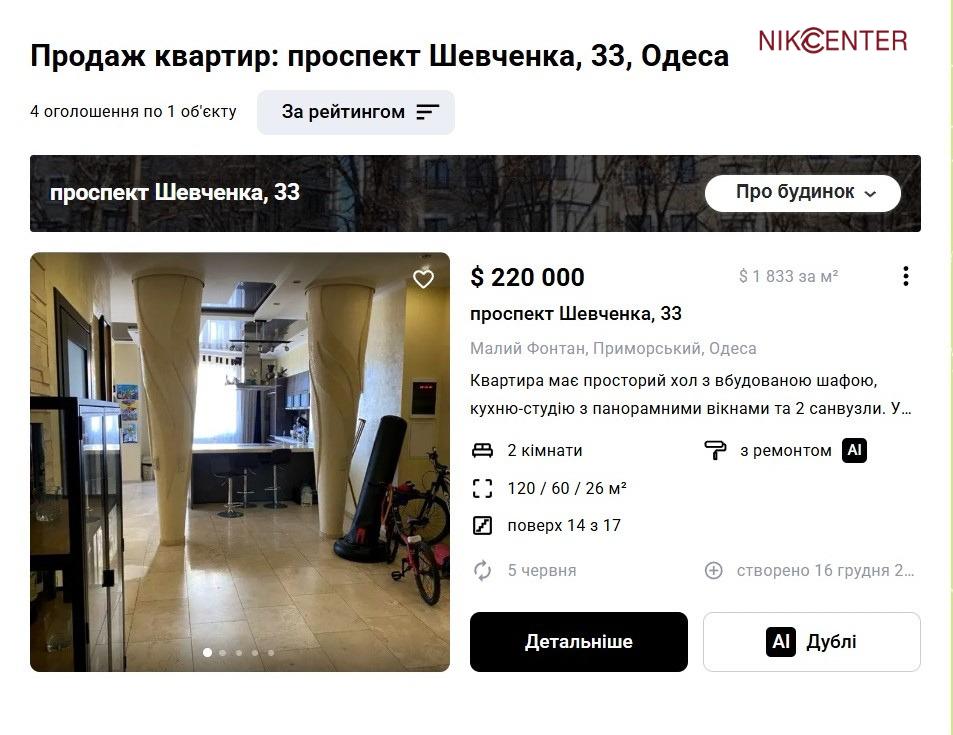Дмитро Хондусенко, квартира
