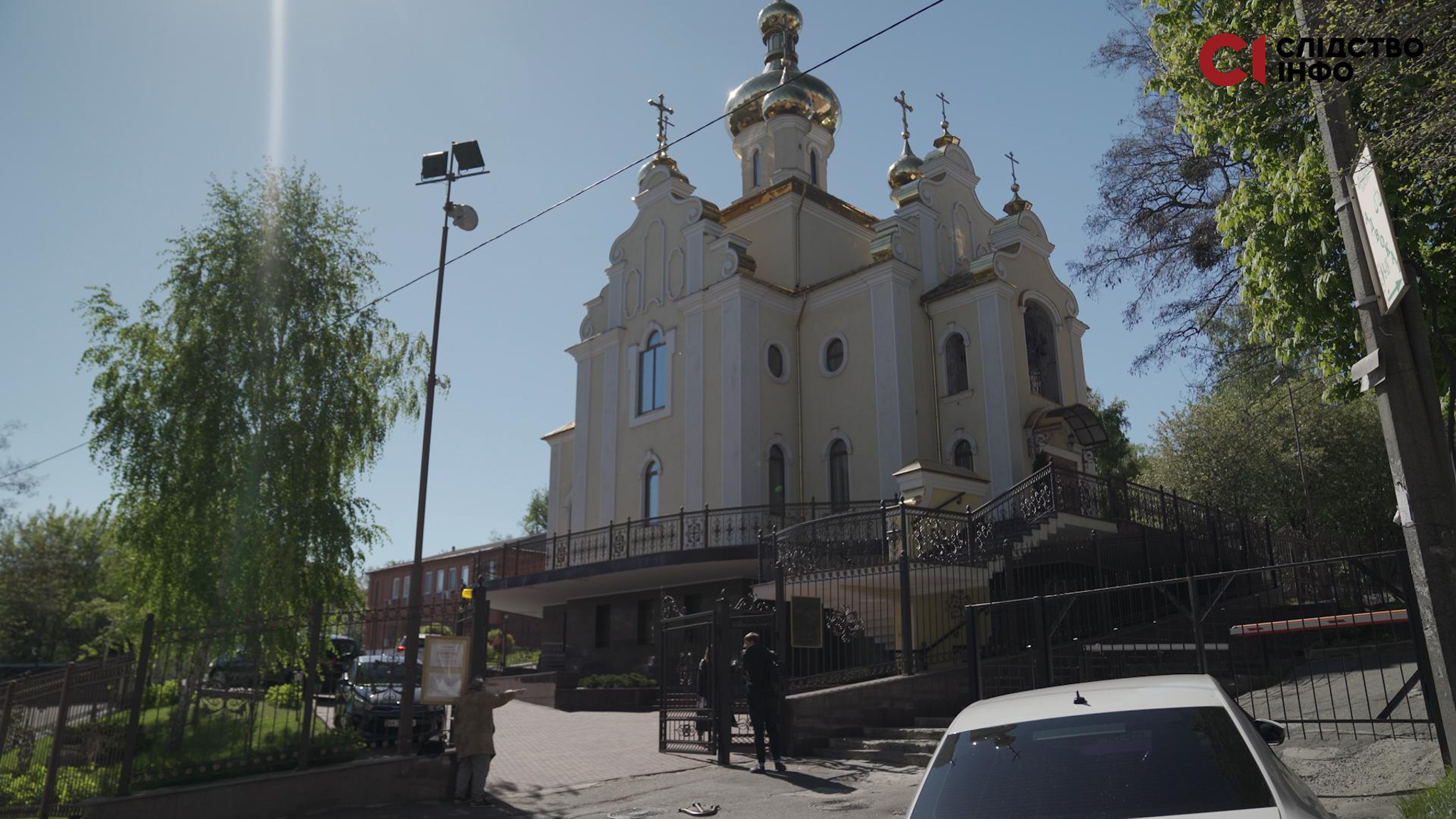 На фото храм святого Феодосія Чернігівського поблизу Львівської площі