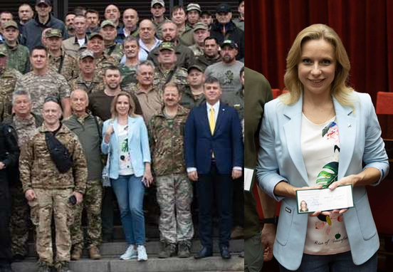 Юлія Яцик посвідчення довброволець