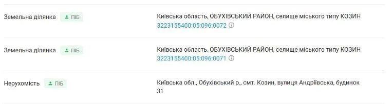 Віктор Артемов, нерухомість
