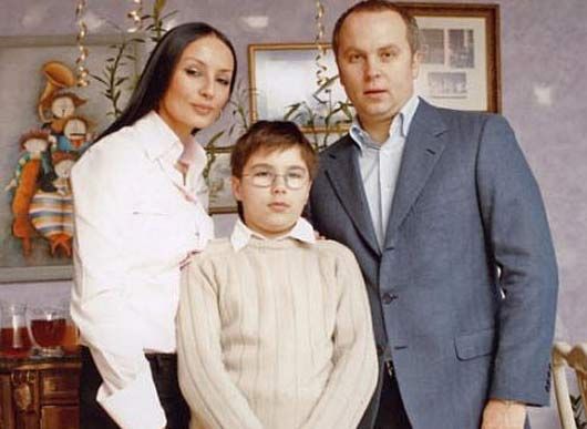 Нестор з Наталією та сином Нестором, 2008 рік