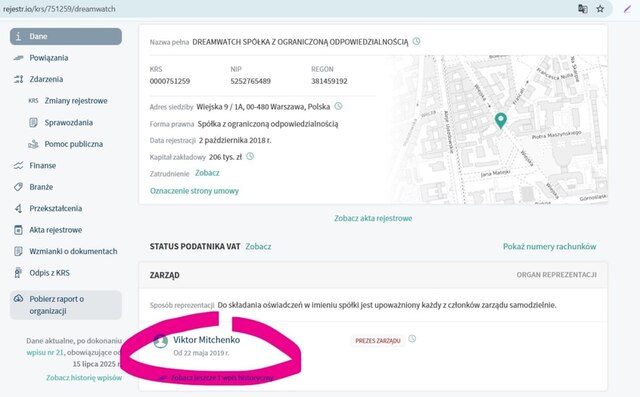 Dream Watch, Віктор Мітченко