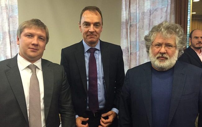 Андрій Коболєв, Марк Роллінс, Ігор Коломойський, Укрнафта, Укртатнафта