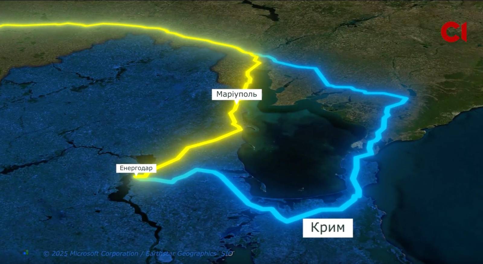 Маршрут, яким рухалась Вікторія Рощина