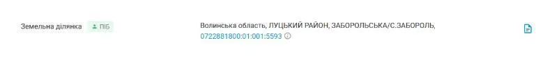 Михайло Смолка, земельна ділянка