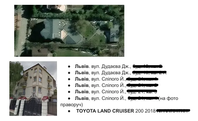 Нерухомість Володимира Дідуха