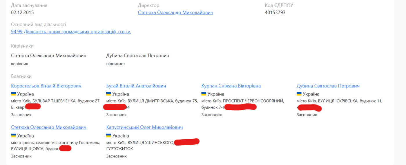 Олександр Стетюха, колеги
