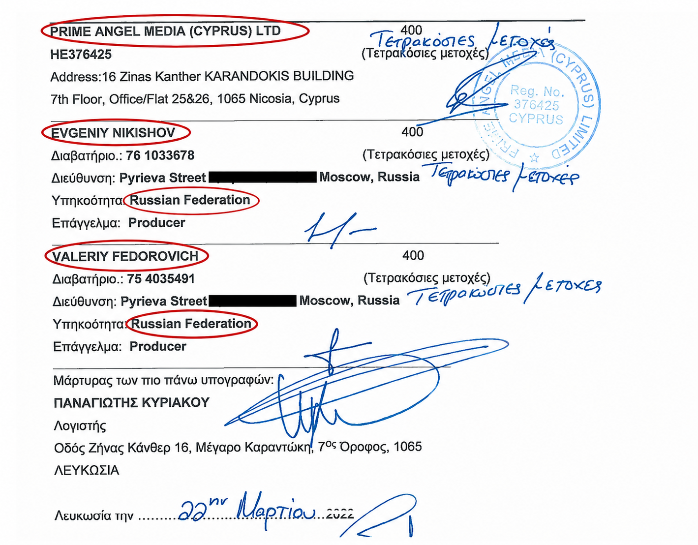Prime Angel Media LTD, Євген Нікішев