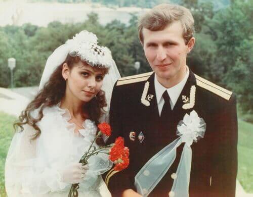 Анатолій Макаренко з дружиною Тетяною 1987 року