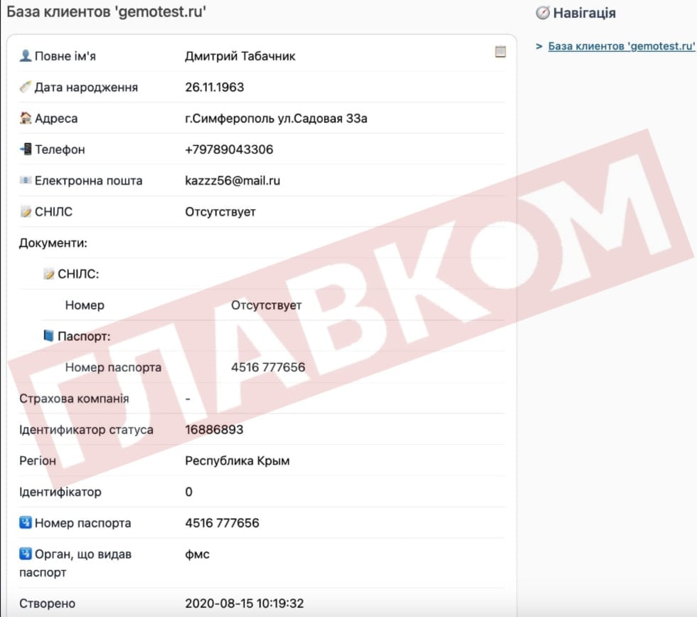 Дмитро Табачник, аналізи, Дмитро Казюк